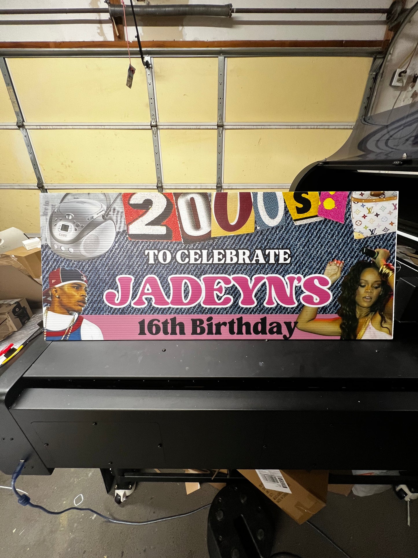 UV Printed coroplast