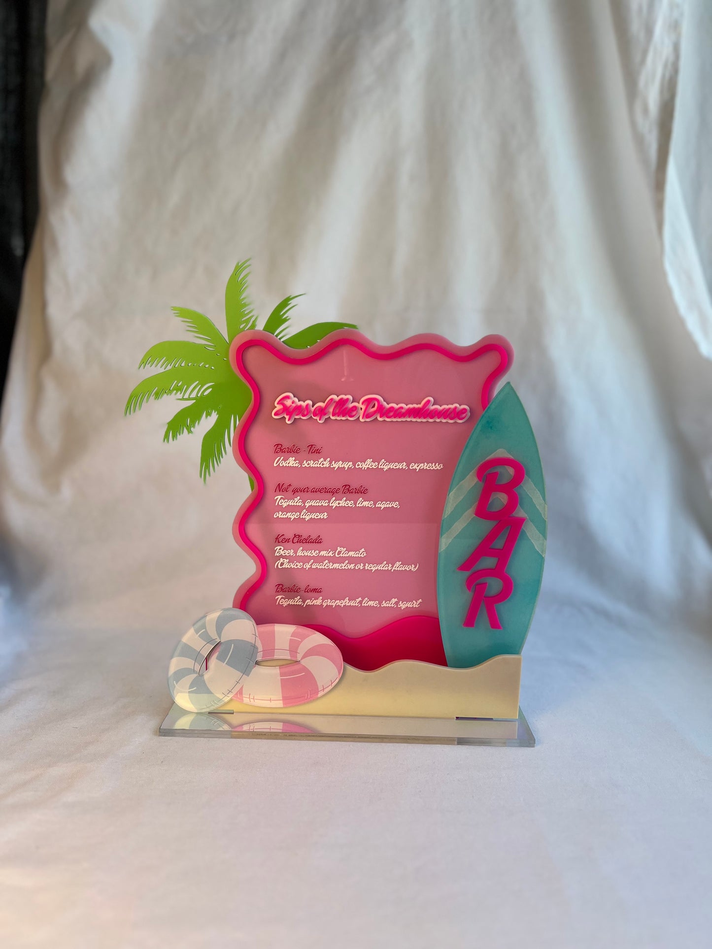 Beach Dreamhouse Menu