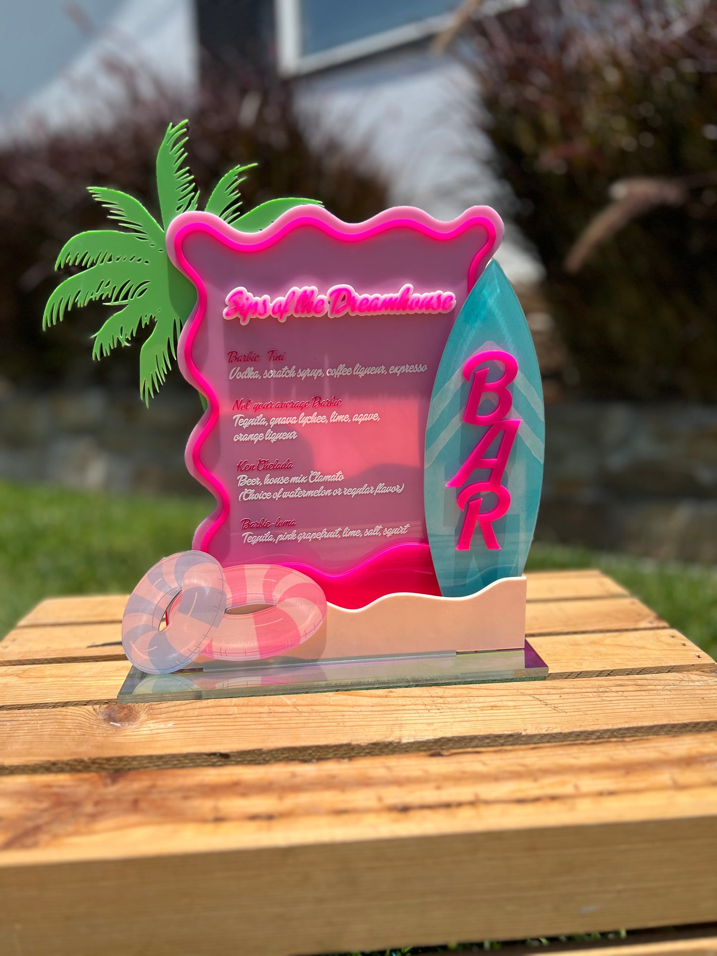 Beach Dreamhouse Menu