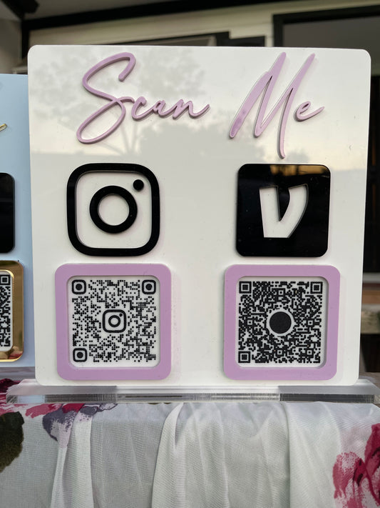 Business QR Code Sign