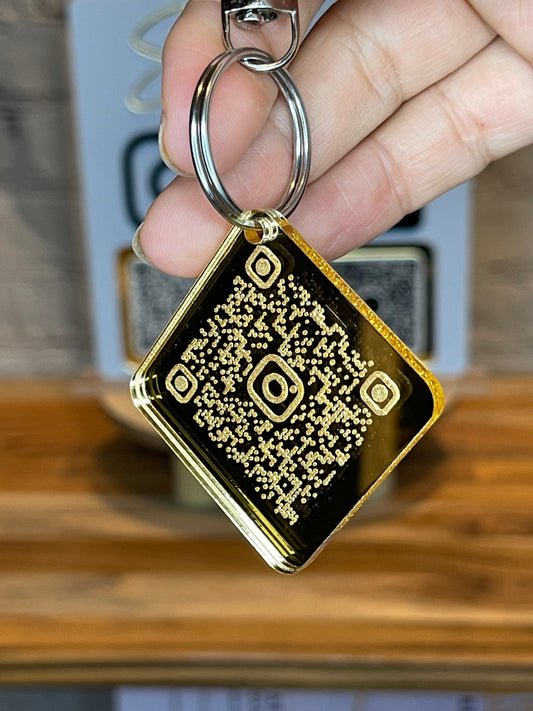 QR Code Keychain
