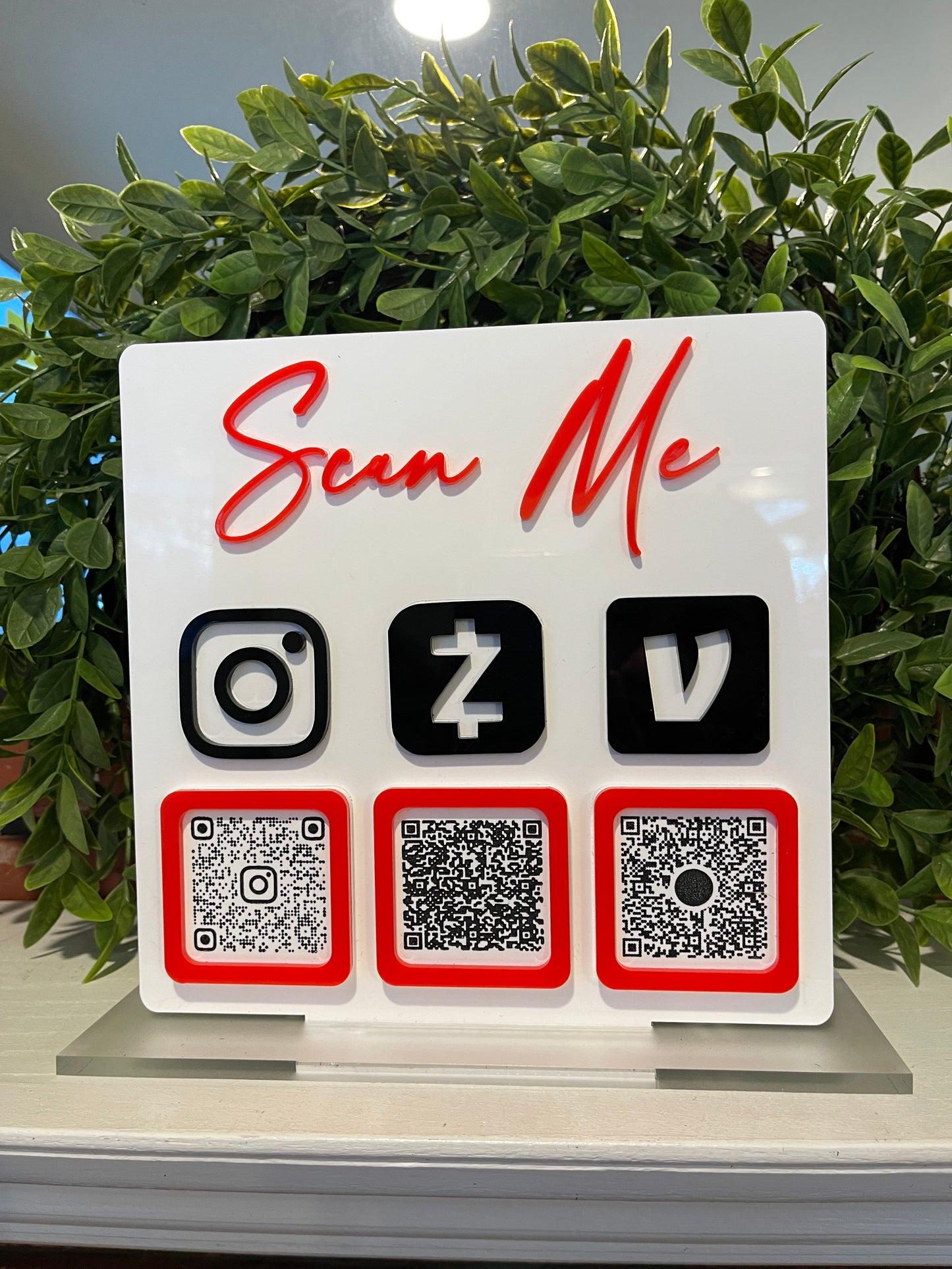 Business 3 QR Code Sign