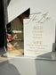 Bar Menu- Signature Drinks Gold & White