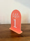 Custom Acrylic Table Number