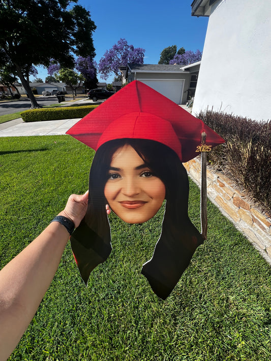 UV Printed Coroplast Head Cut outs