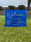 Wedding Welcome Sign