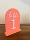 Custom Acrylic Table Number