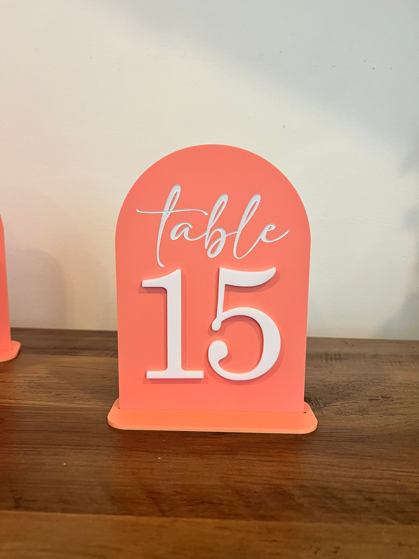 Custom Acrylic Table Number