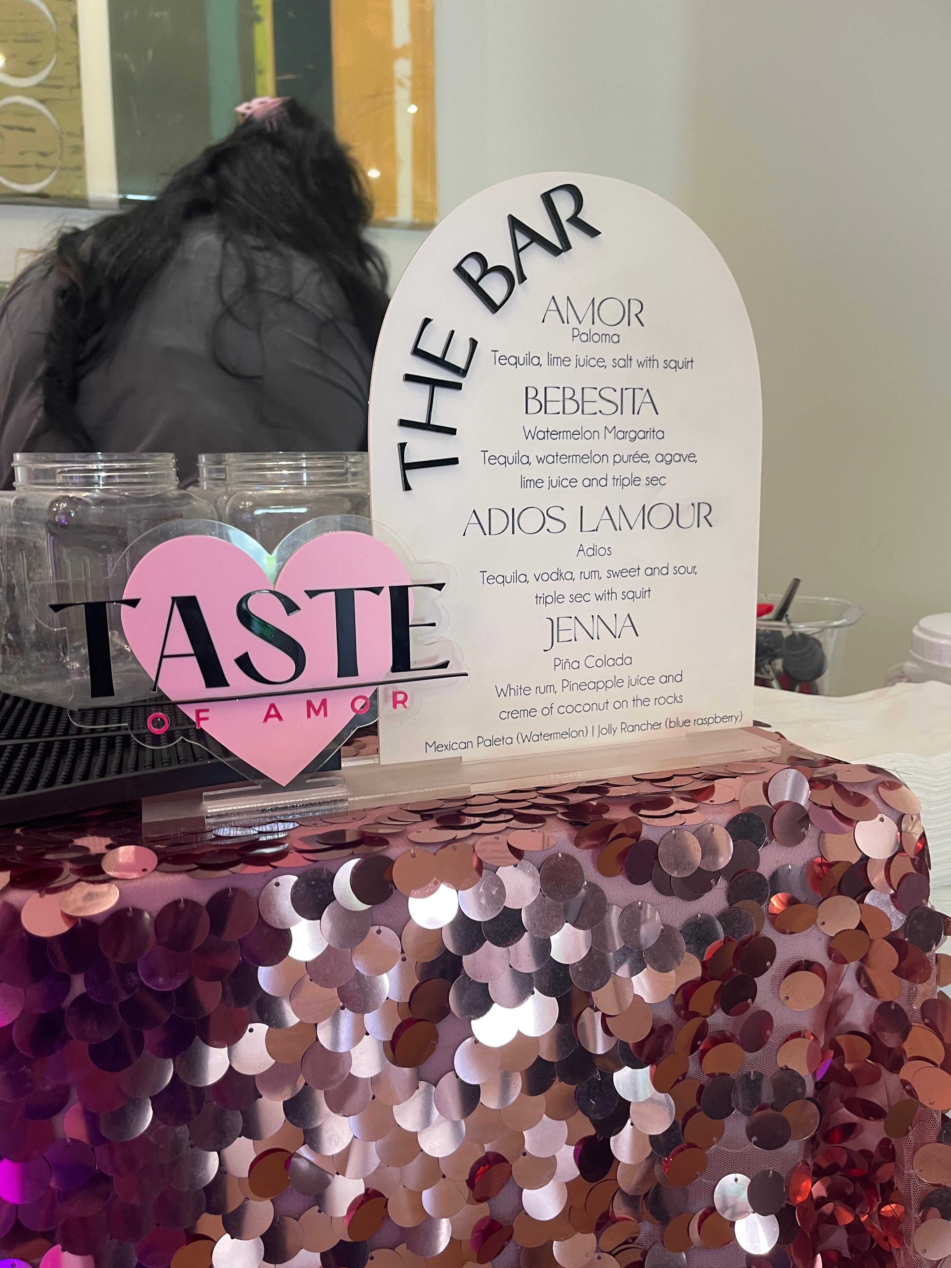 Branded bar menu – LambsGarage