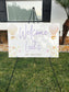 Hot Air Balloon Welcome Sign