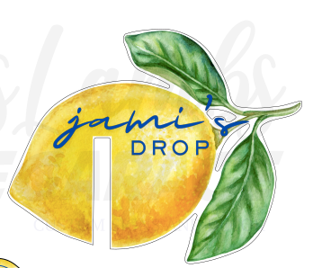 UV printed Drink Tags-Lemon Drop