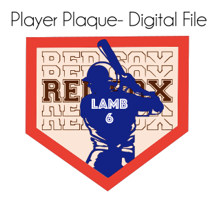 Player Plaque Award Laser Cut File- DIGITAL FILE NOT AN ACTUAL ITEM