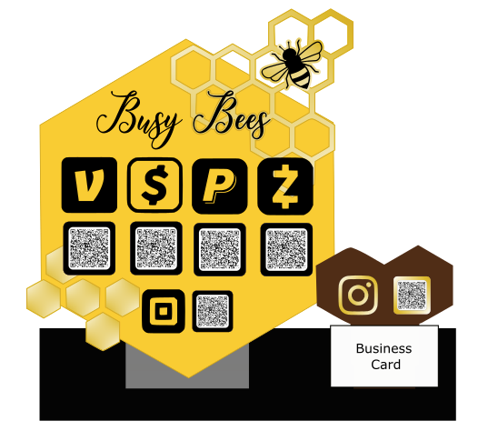 Custom Busy Bees Business Sign