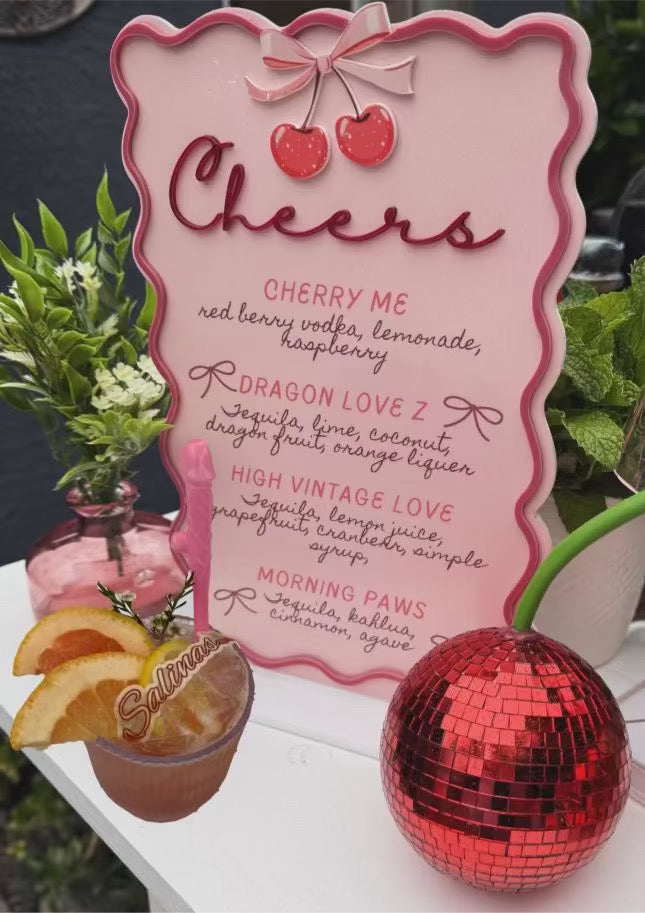 Cherry on top Menu