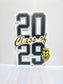 Custom Layered Graduation Year Sign | Personalized Class of 2029 Acrylic Display