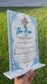 UV printed Talavera Baptism Bar Menu