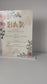Floral Bar Menu