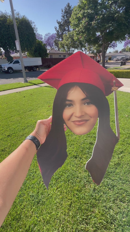 UV Printed Coroplast Head Cut outs