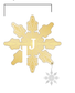 Snowflake Drink Tags