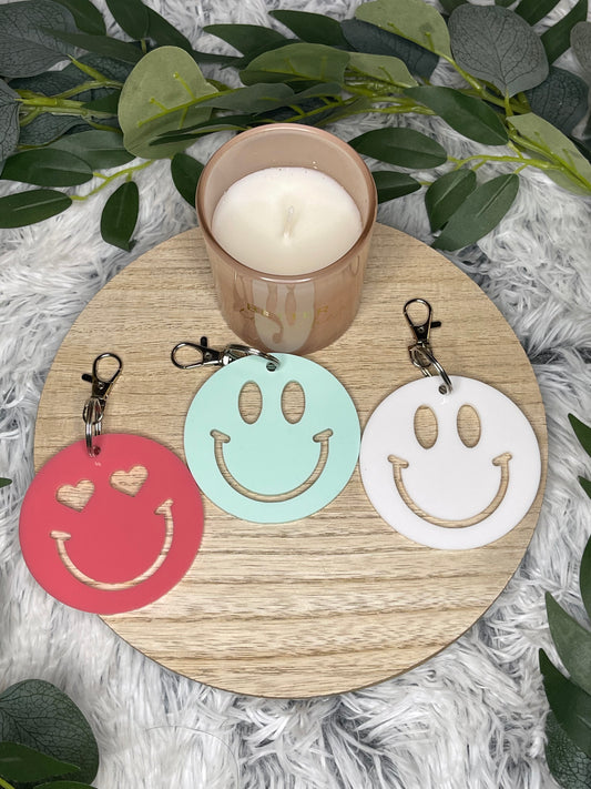 Smiley face Key chains